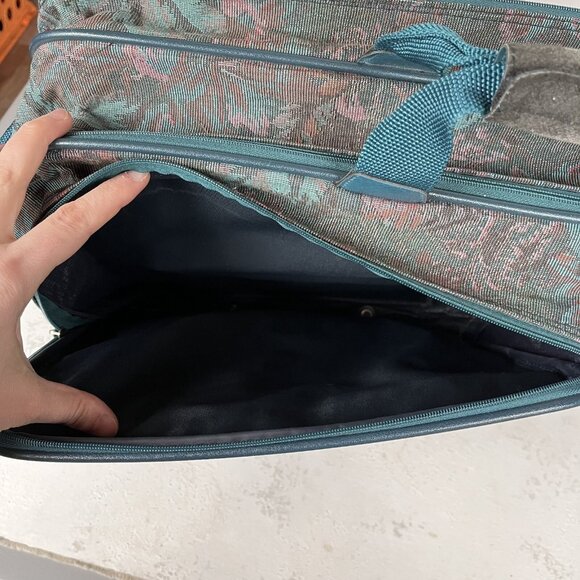 Vintage SAMSONITE PROFILE TAPESTRY (1992) Carry-On Weekender Multi Compartment - Picture 9 of 10